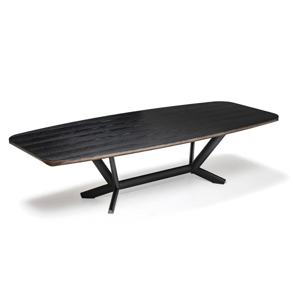 Oval veneer table | Planer by Cattelan Italia