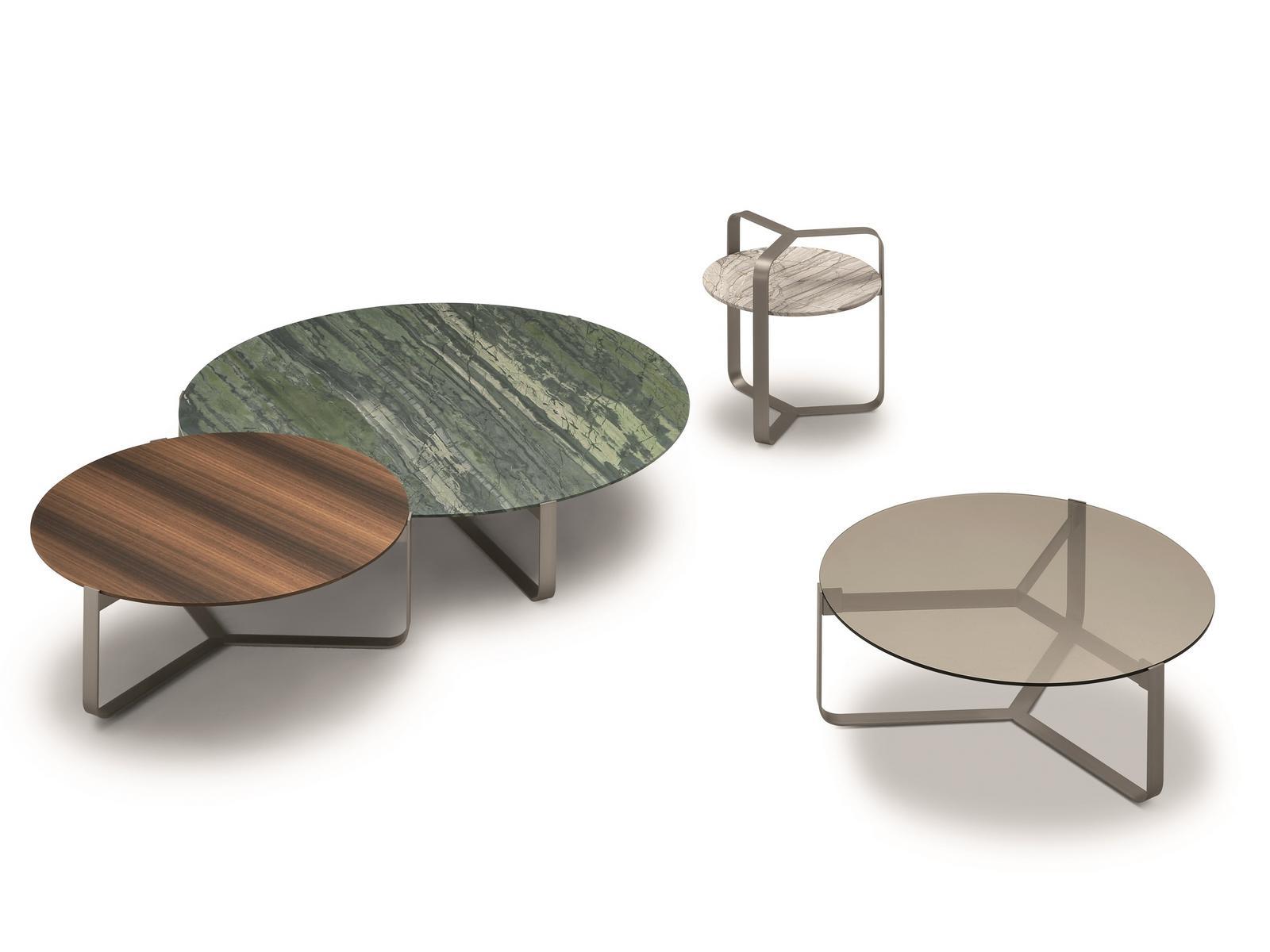 Round coffee table | Yari by Flou