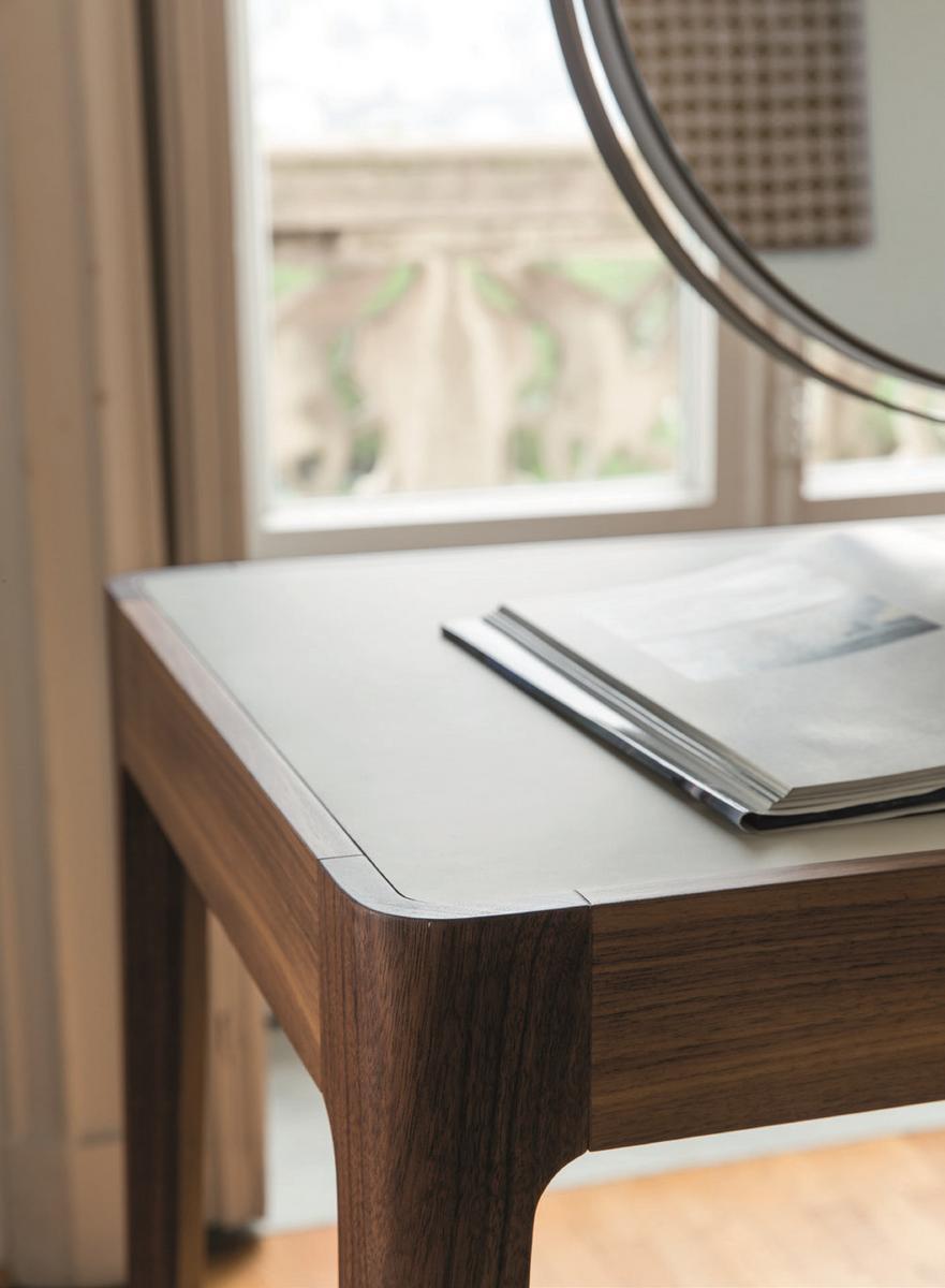 Walnut secretary desk with drawers | Afrodite by Porada