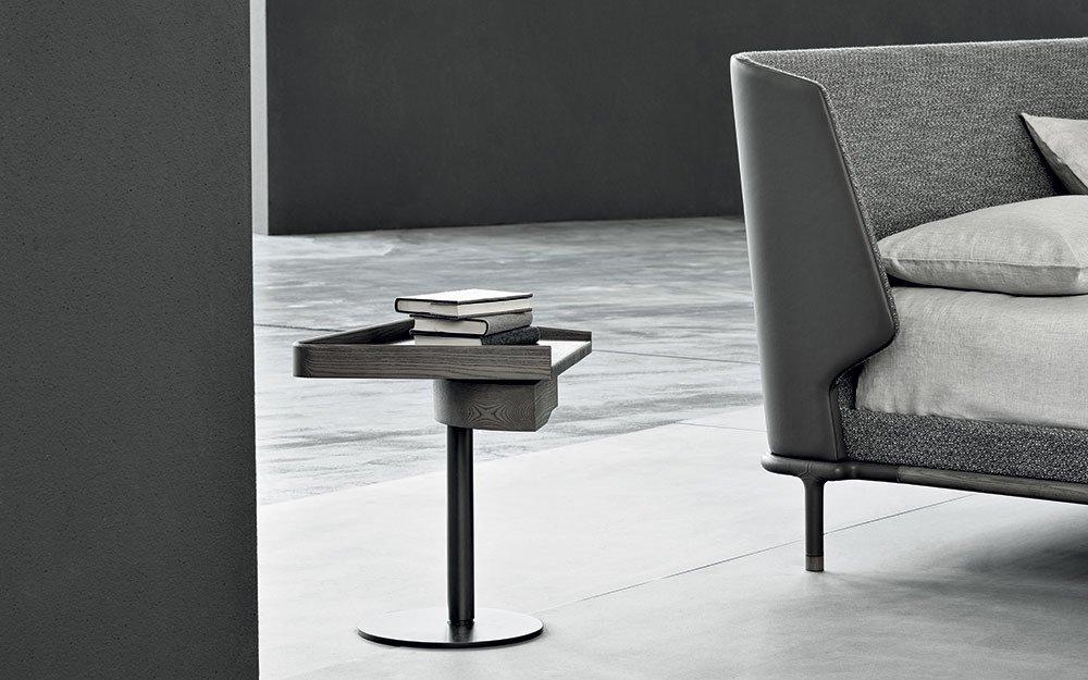 Solid wood and metal coffee table / bedside table | Liv by Frigerio