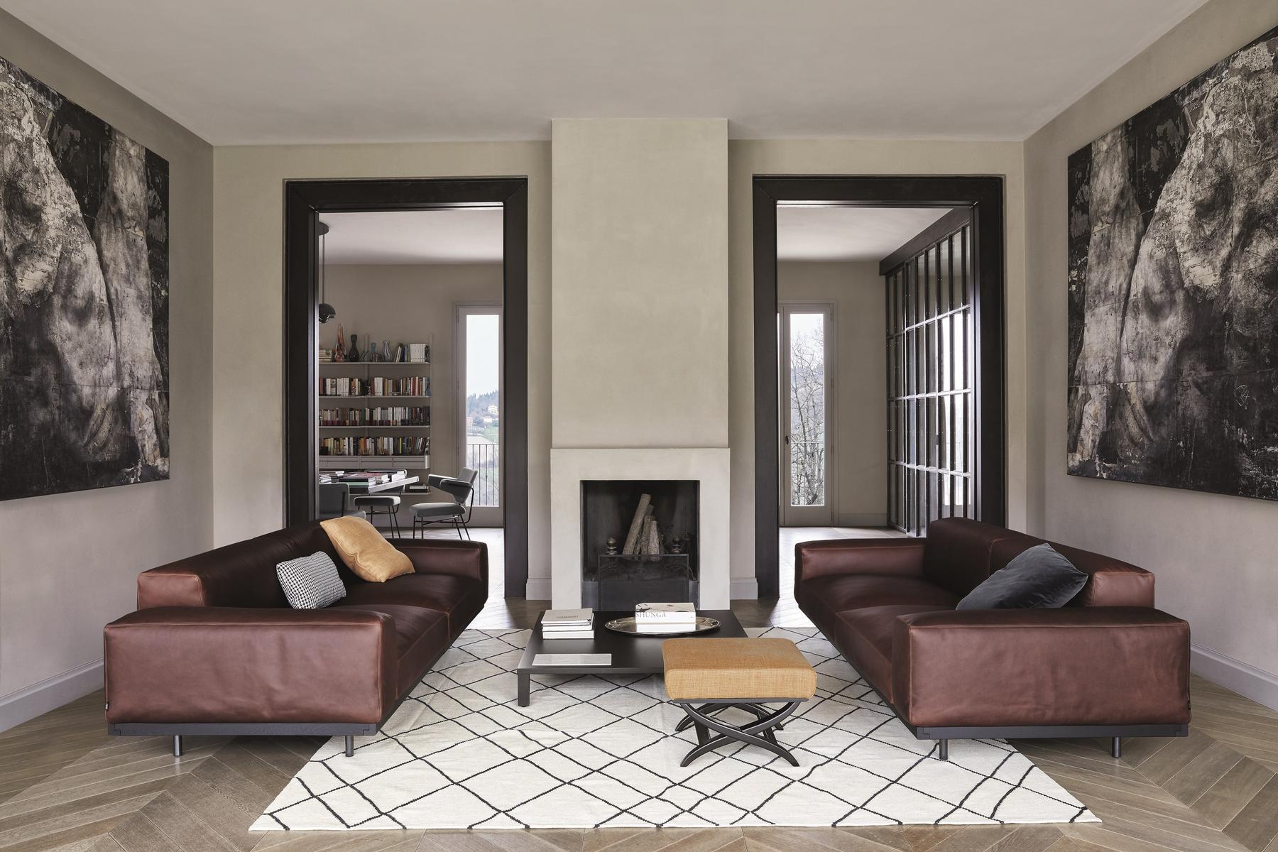 Low rectangular wooden coffee table | Bonsai by Arflex