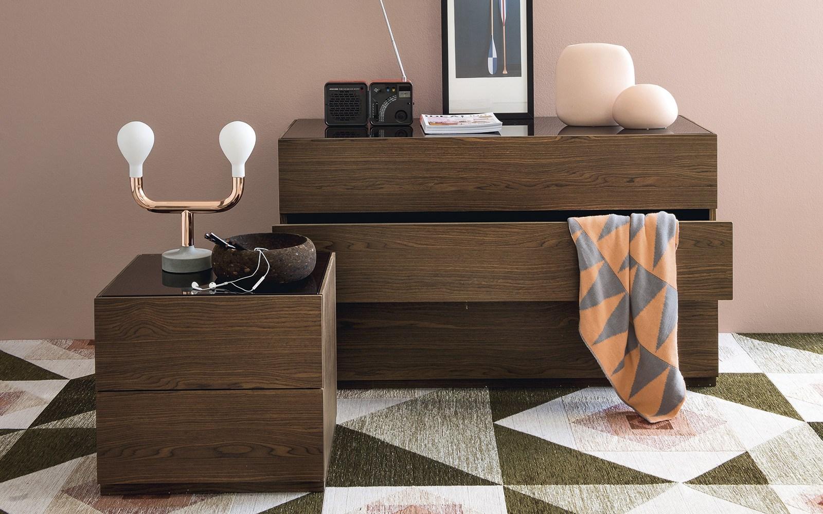 Bedside table with drawers | City by Calligaris