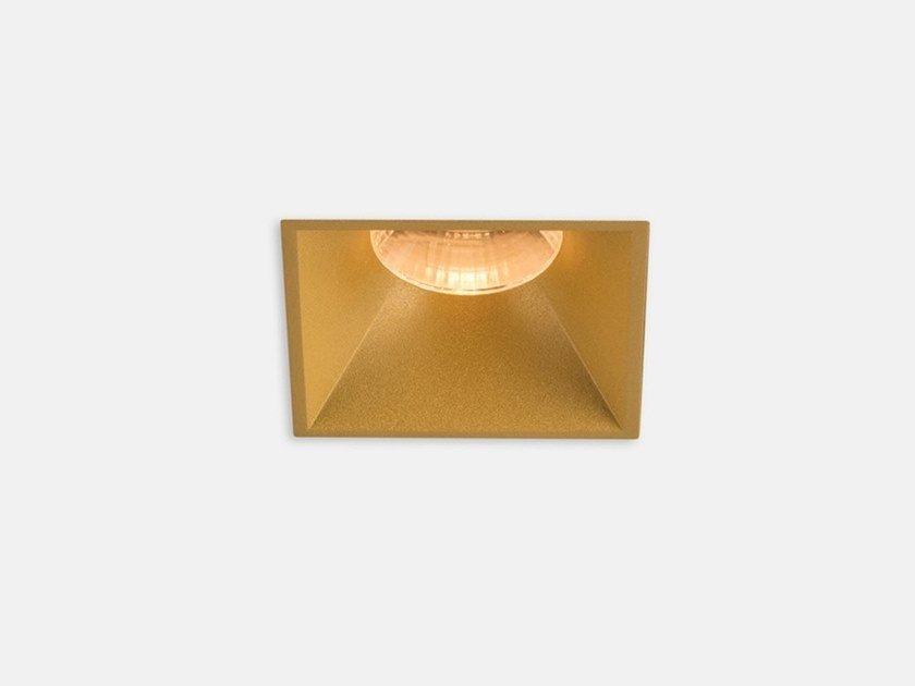 LED rectangular recessed aluminium spotlight | Play Deco Ag28 by Leds C4