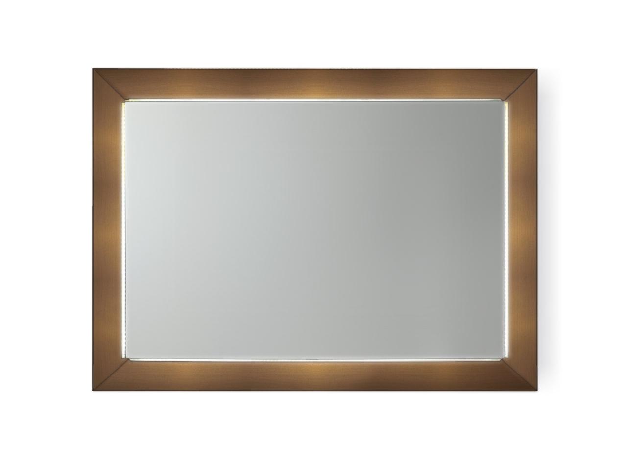 Rectangular wall-mounted mirror | Prisma by Reflex