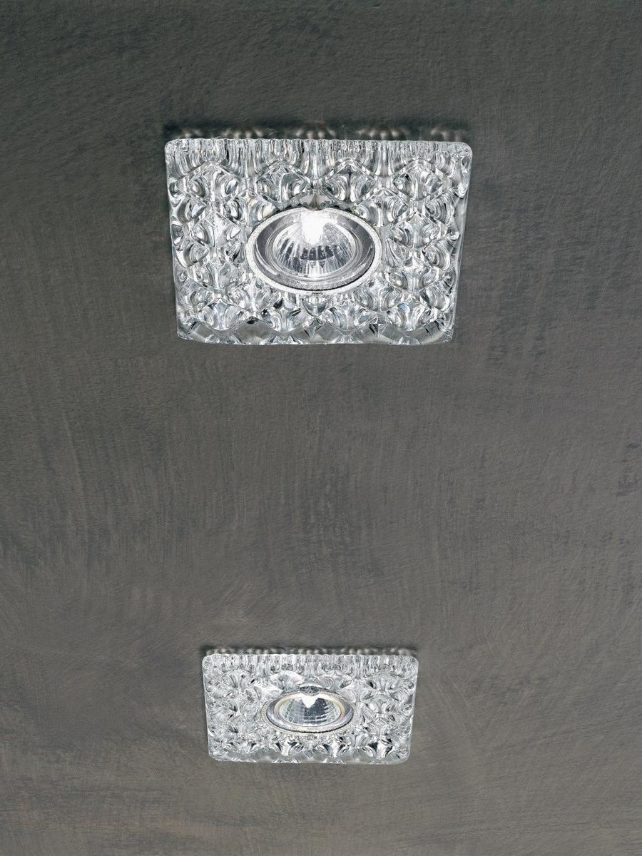 LED recessed glass spotlight for false ceiling | Diamante I by Leucos