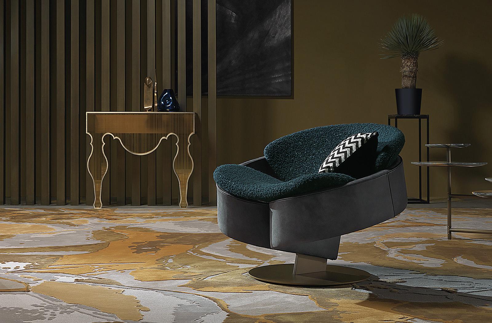 Rectangular mirrored glass console table | Rob Roy by Gianfranco Ferre Home