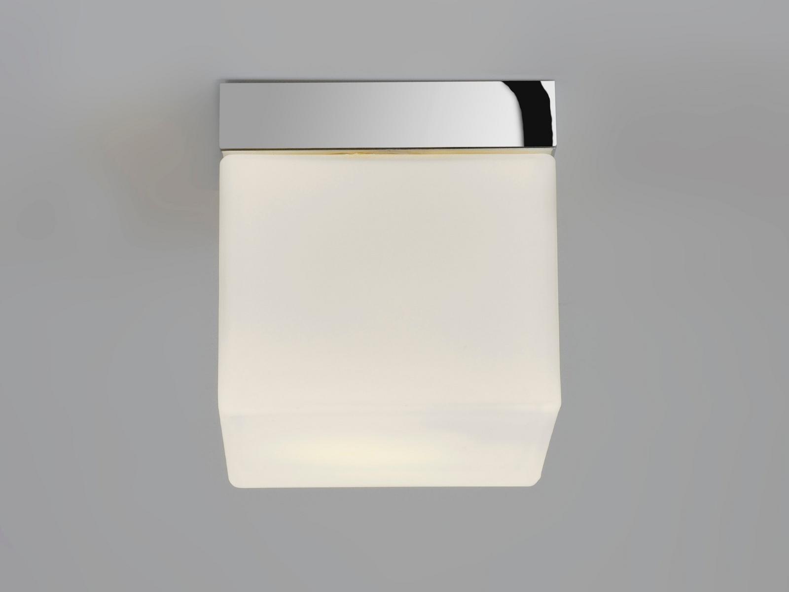 Glass and steel ceiling light with dimmer | Sabina Square by Astro lighting