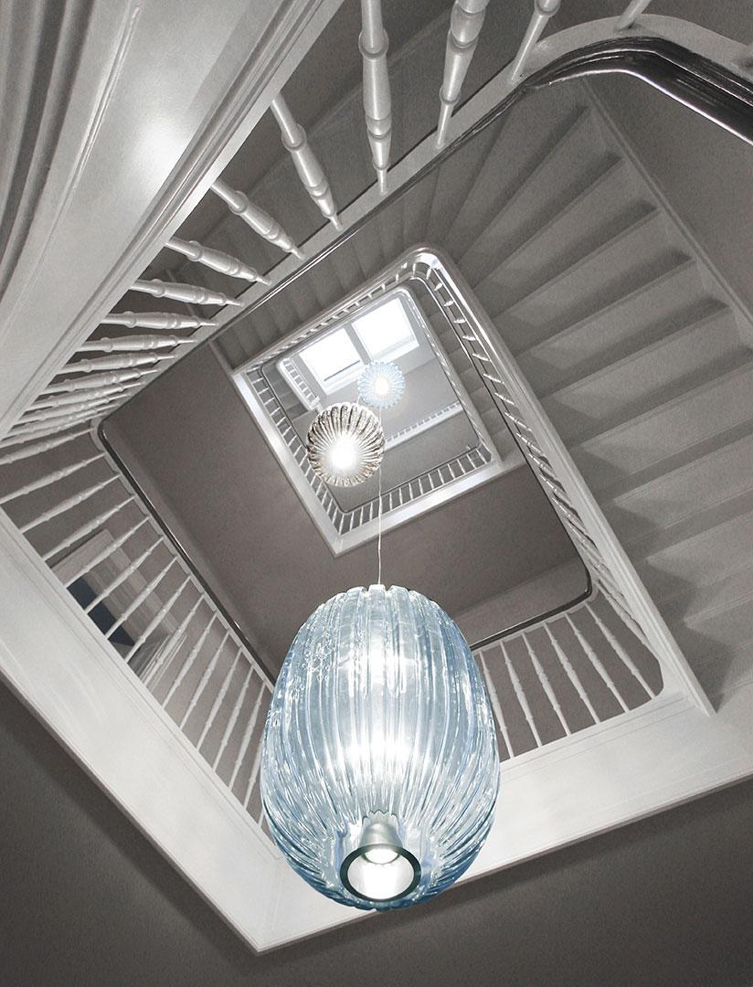 Metal pendant lamp | Plass by Foscarini