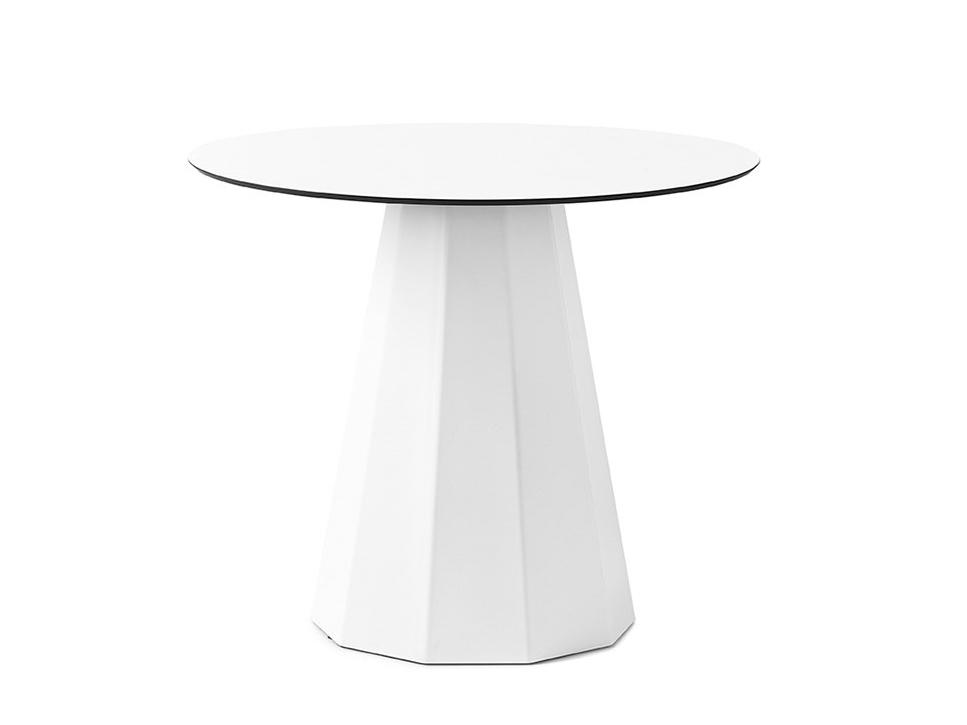 Round HPL table with sheet base | Dix by Connubia