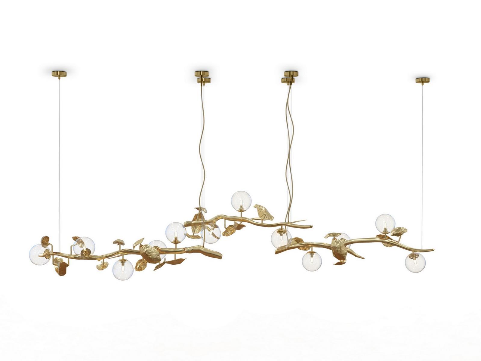 Brass pendant lamp | Hera by Boca Do Lobo