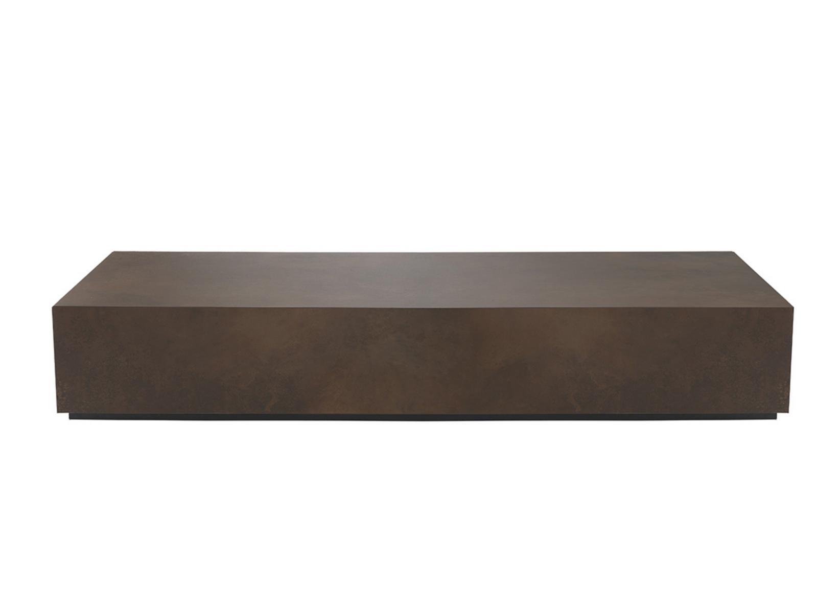 Low porcelain stoneware coffee table with storage space | Flair_2 by Gianfranco Ferre Home
