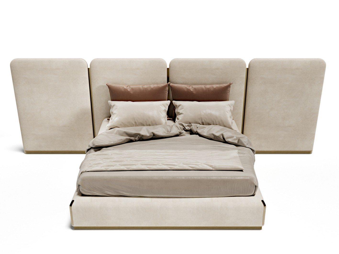 Bed with upholstered headboard | Orion Xl by Capital Collection