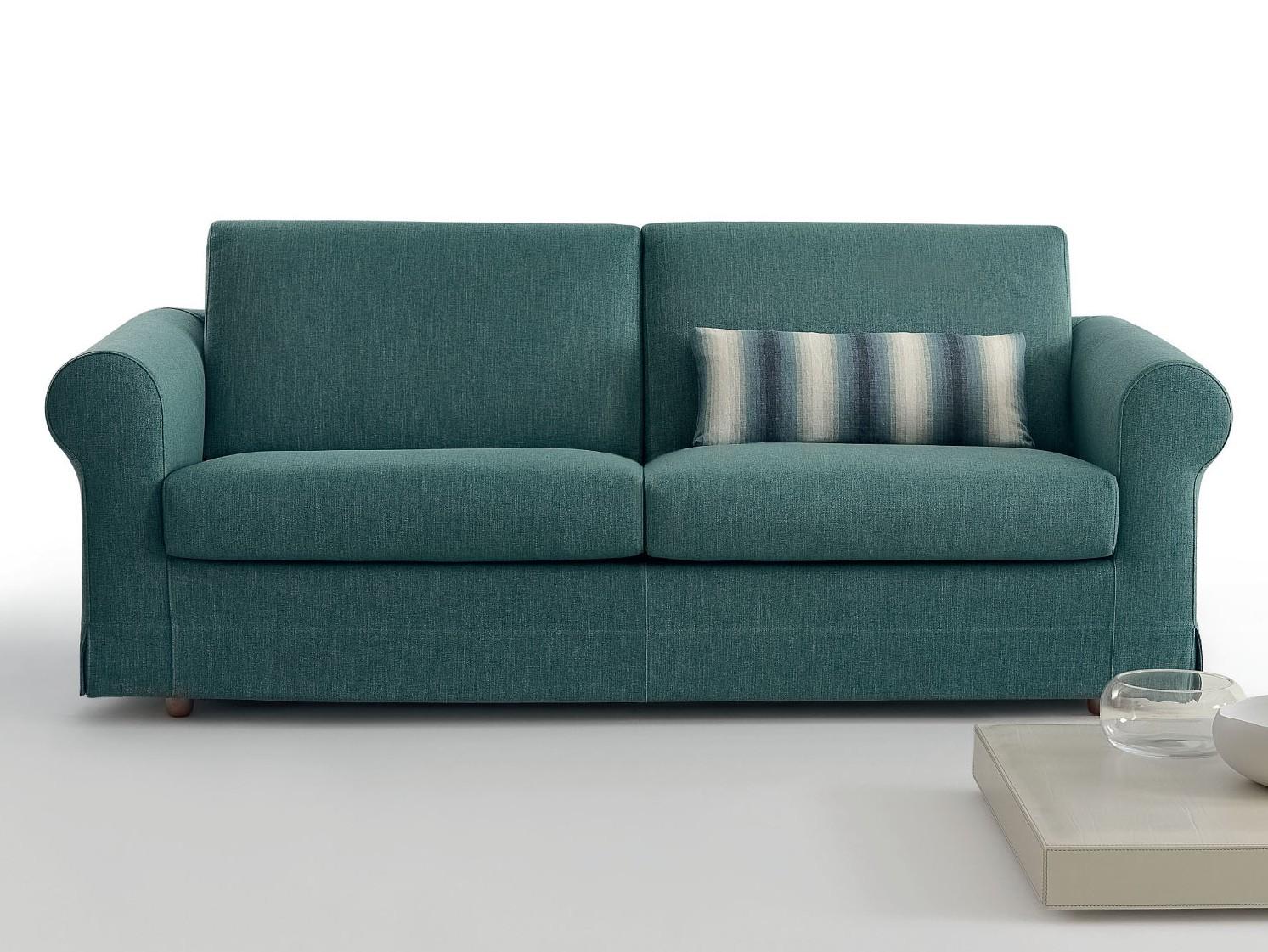 Fabric sofa bed with removable cover | Boboli by Dema