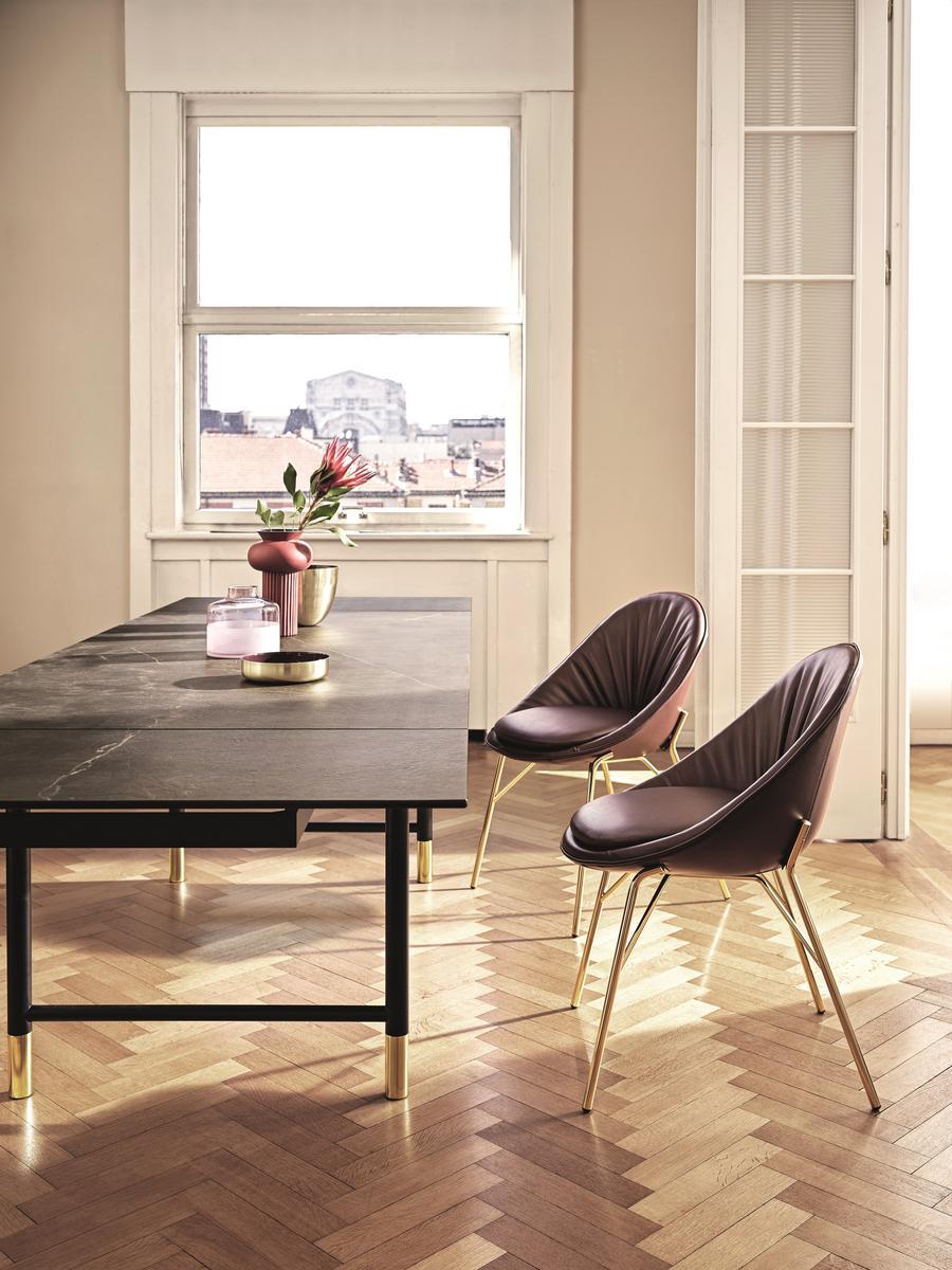 Upholstered fabric chair | Lilly by Calligaris
