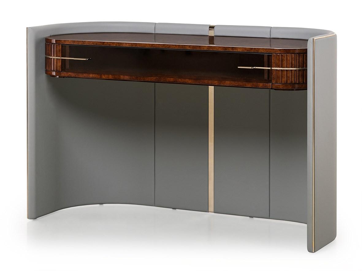 Rectangular leather console table | Eclipse by Turri