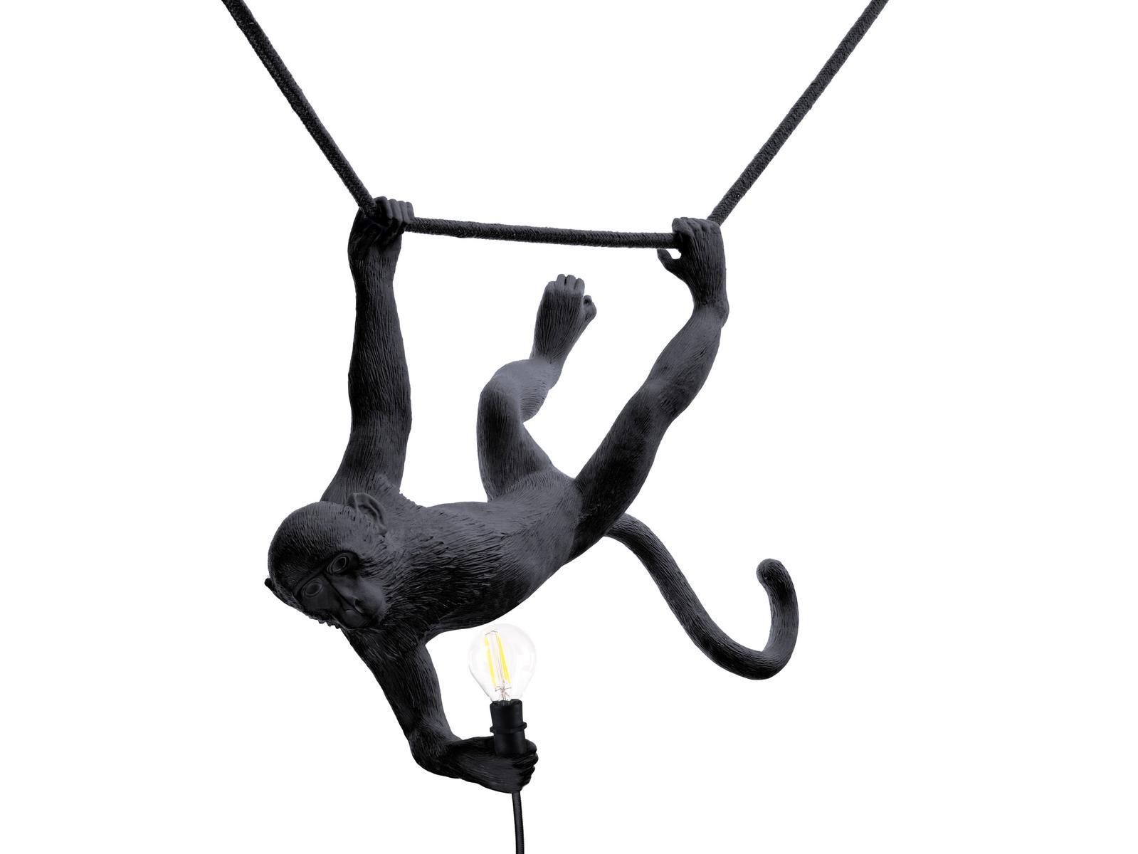 LED resin pendant lamp | The Monkey Lamp Swing by Seletti