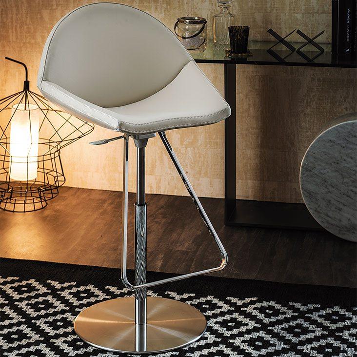 Nabuk bar chair | Kiss by Cattelan Italia
