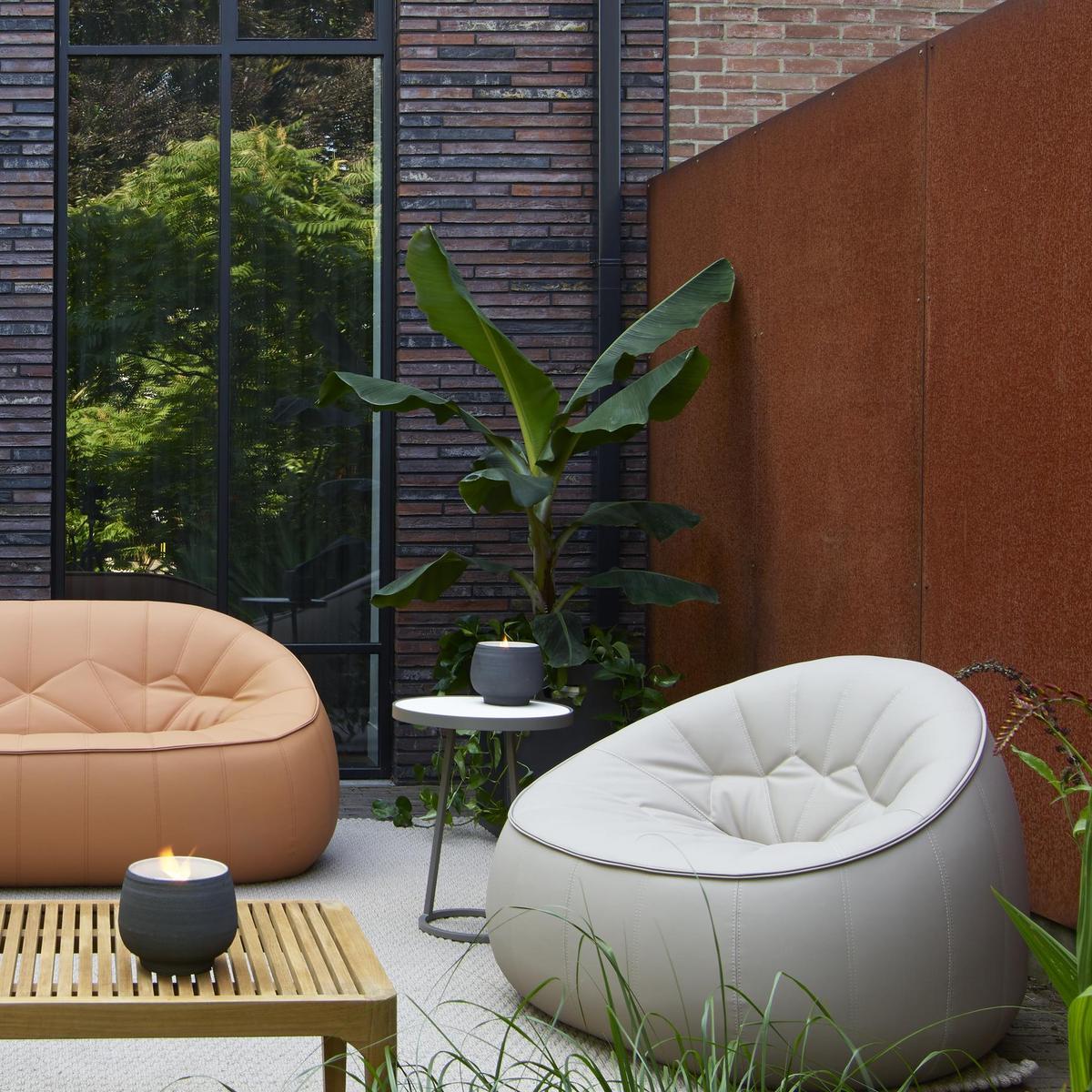 Fabric garden bean bag | Ottoman by Ligne Roset