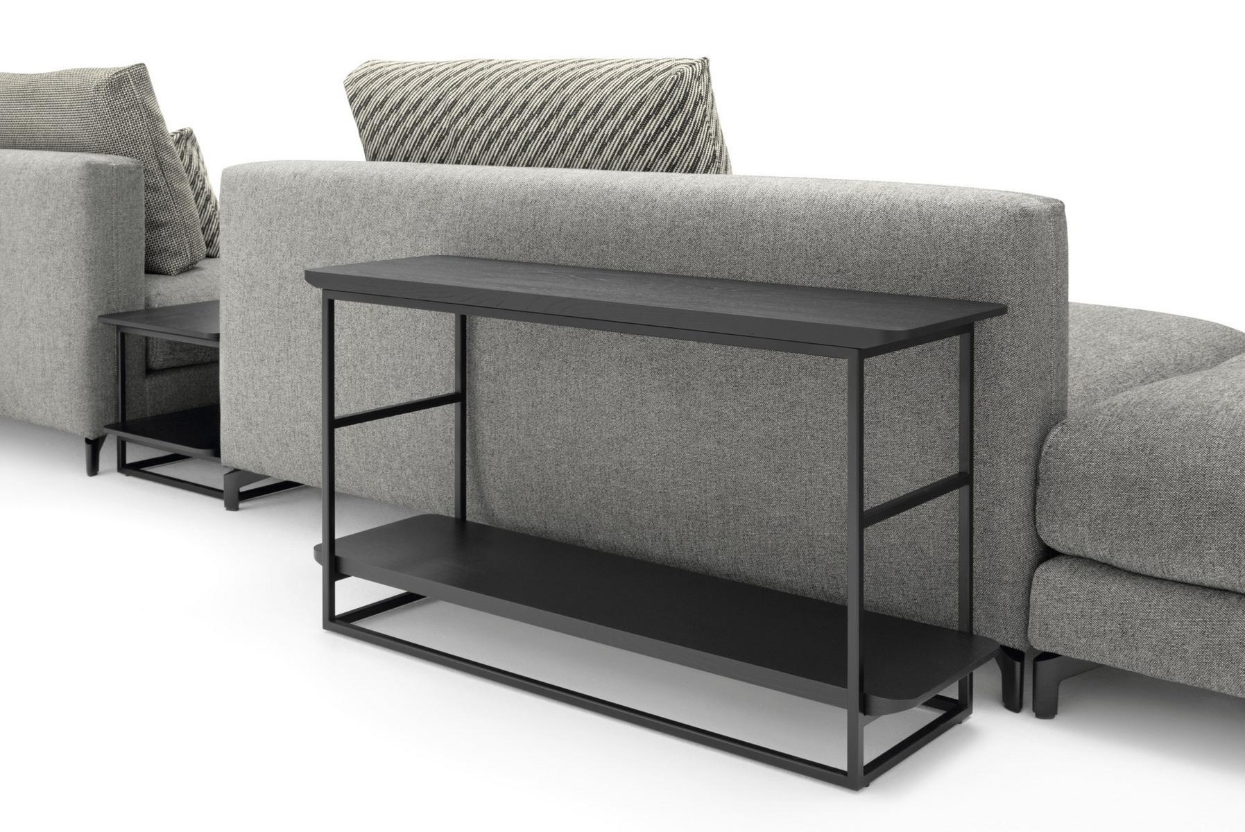 Rectangular wooden high side table | 987 by Rolf Benz