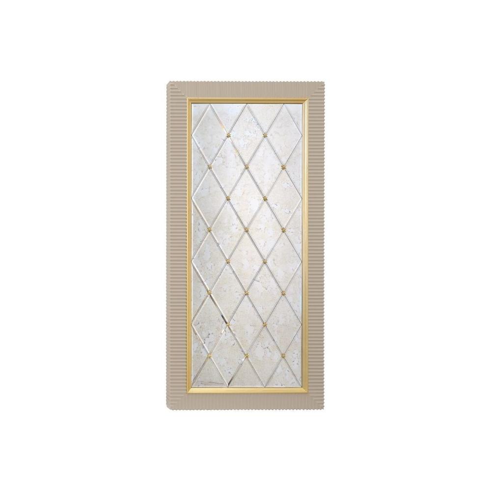 GATSBY Rectangular metal mirror