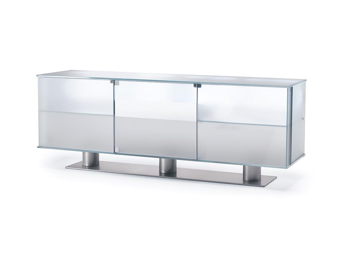 Wood and glass sideboard with drawers | Onis by Reflex