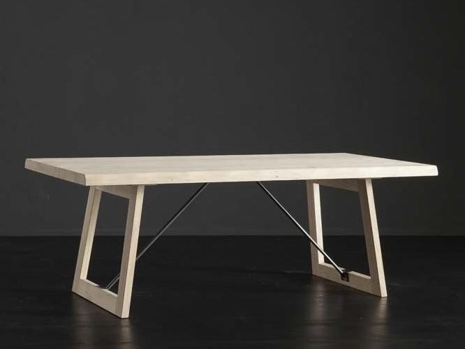 Rectangular oak dining table | Denver + Flat/ Tiranti by Altacorte