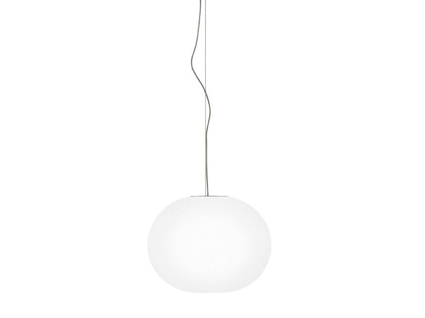 Opal glass pendant lamp | Glo-ball S by Flos