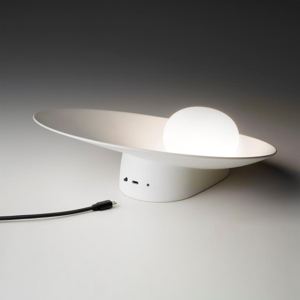 LED blown glass table lamp | Musa by Vibia