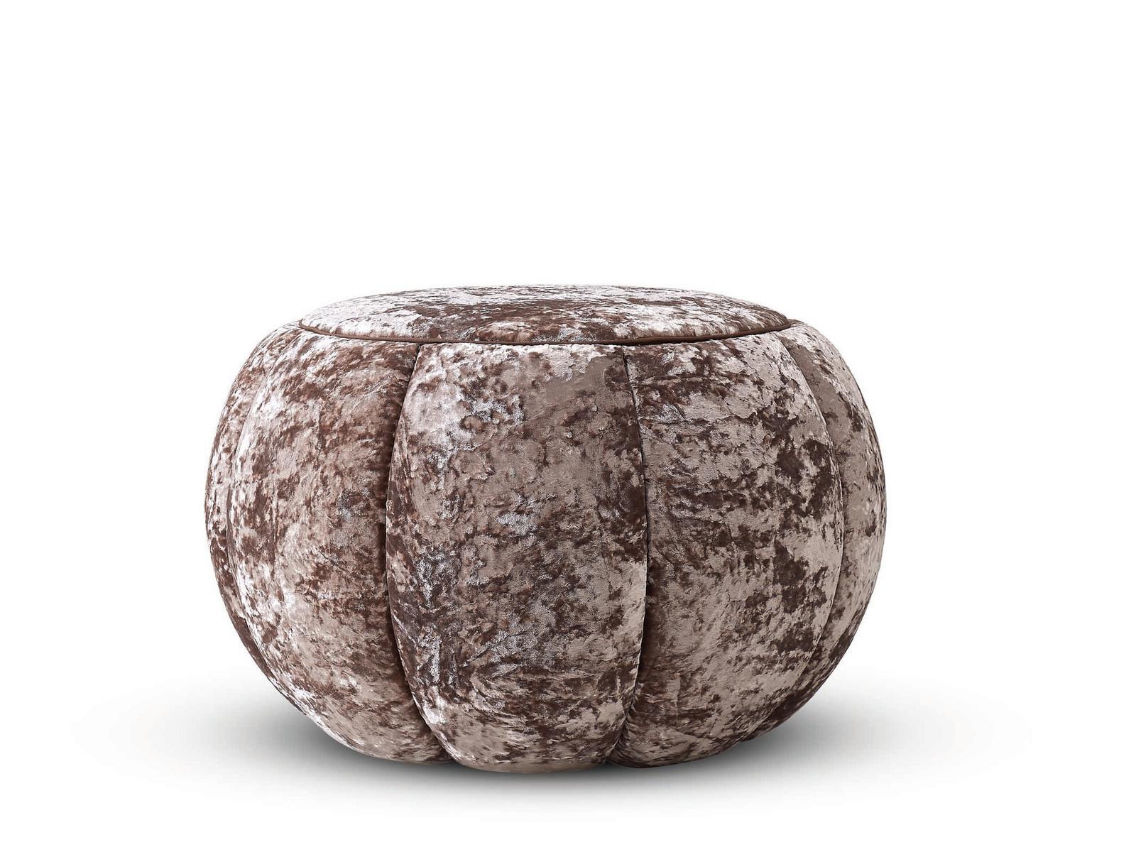 Round fabric pouf | Oscar by Grilli