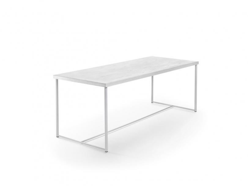 Rectangular wooden table | Moka by Flexform