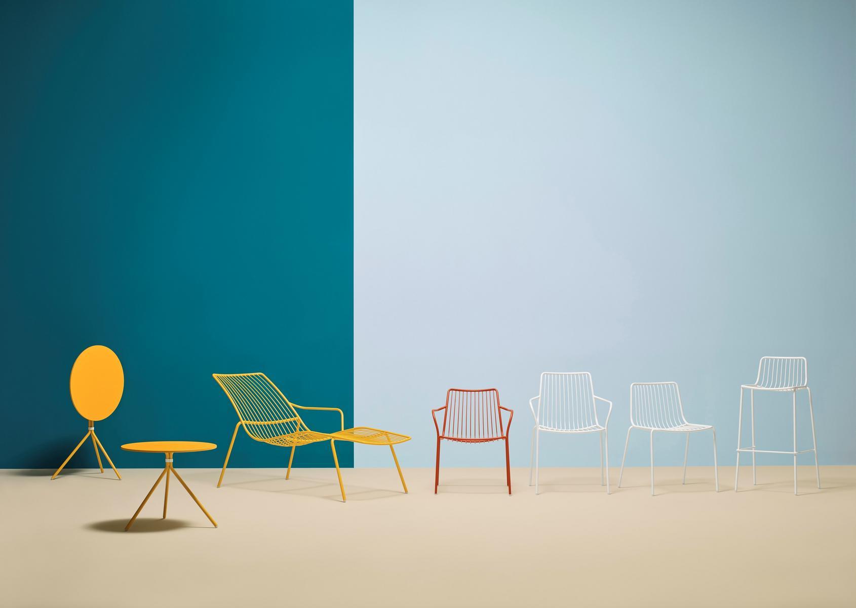 Steel garden chair | Nolita 3650 by Pedrali