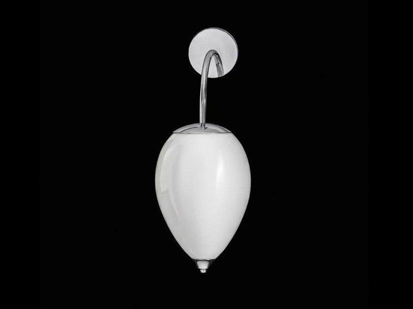 Handmade blown glass wall light | Cocò by Aiardini lighting