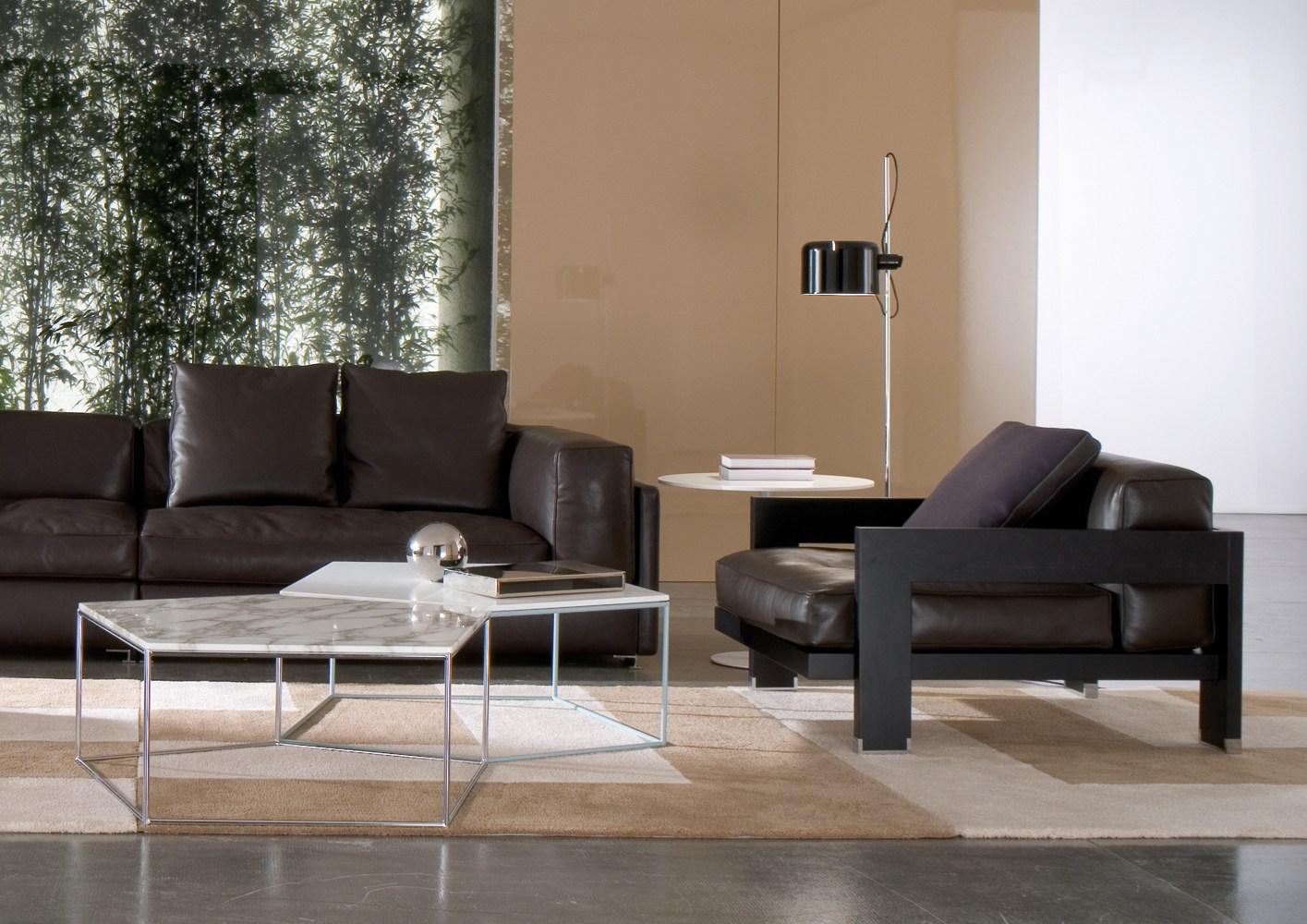 Armchair | Alison Black Lac. Armchair by Minotti