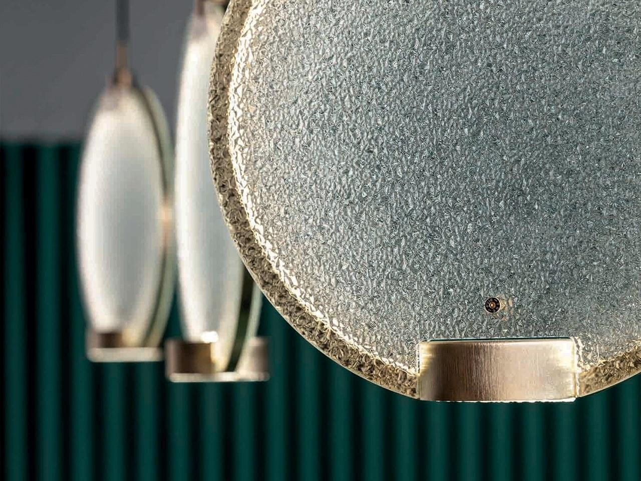 LED glass pendant lamp | Horo S1 by Masiero