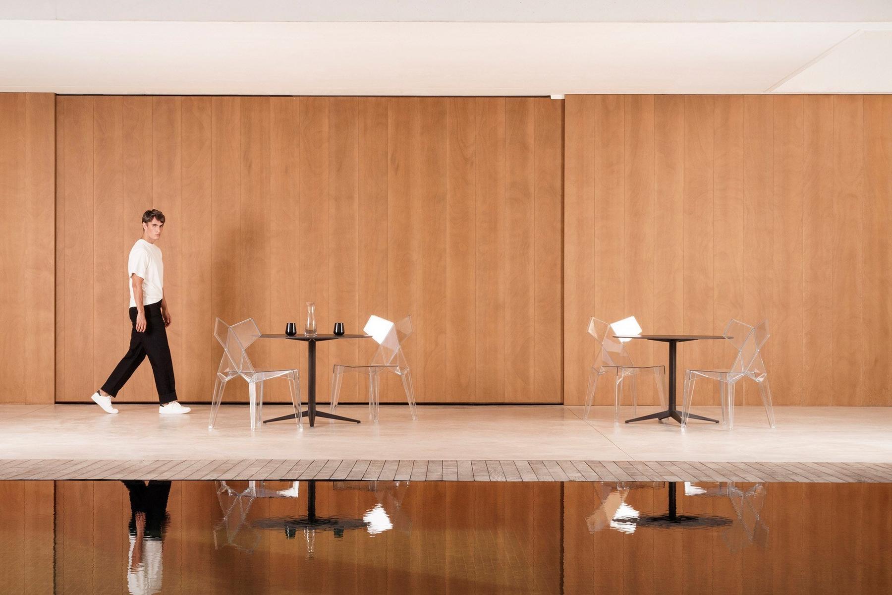 Polycarbonate garden chair | Kimono by Vondom