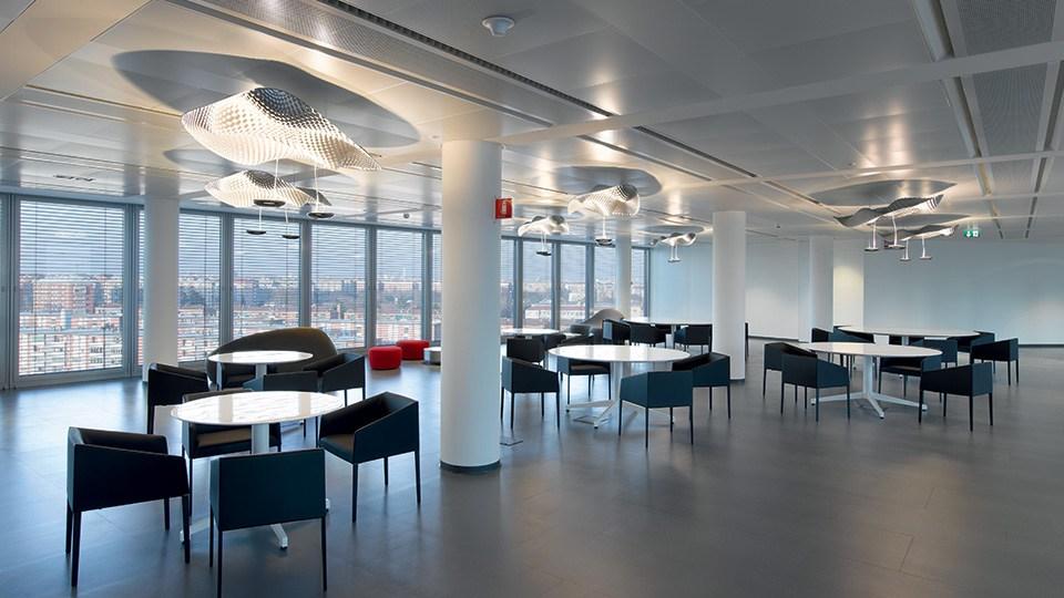 Indirect light ceiling lamp | Cosmic Angel by Artemide