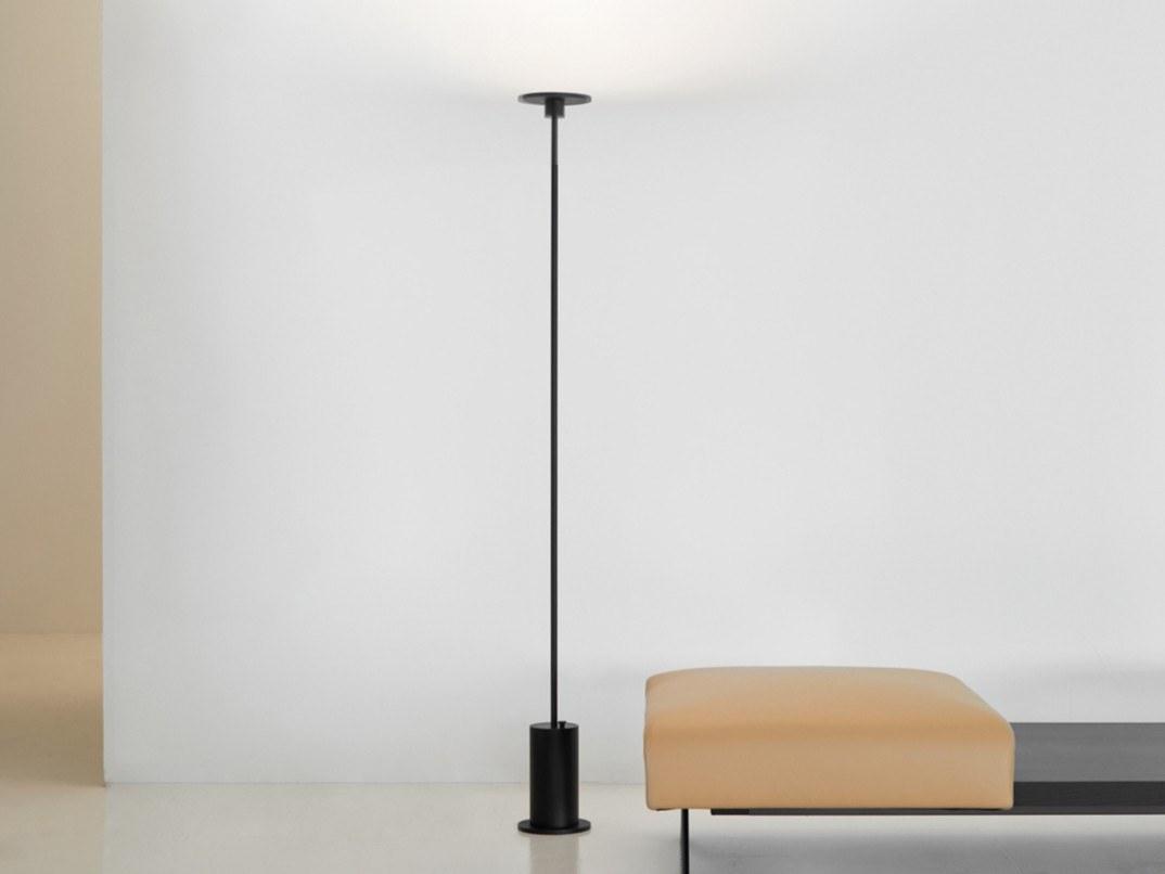 LED aluminium floor lamp with dimmer | Up by Arkoslight