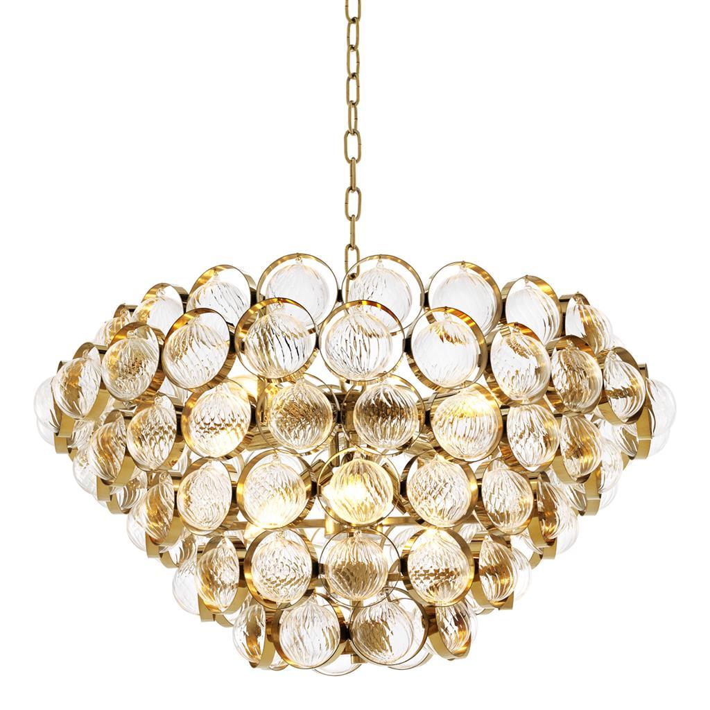 Glass pendant lamp | Opera by Eichholtz