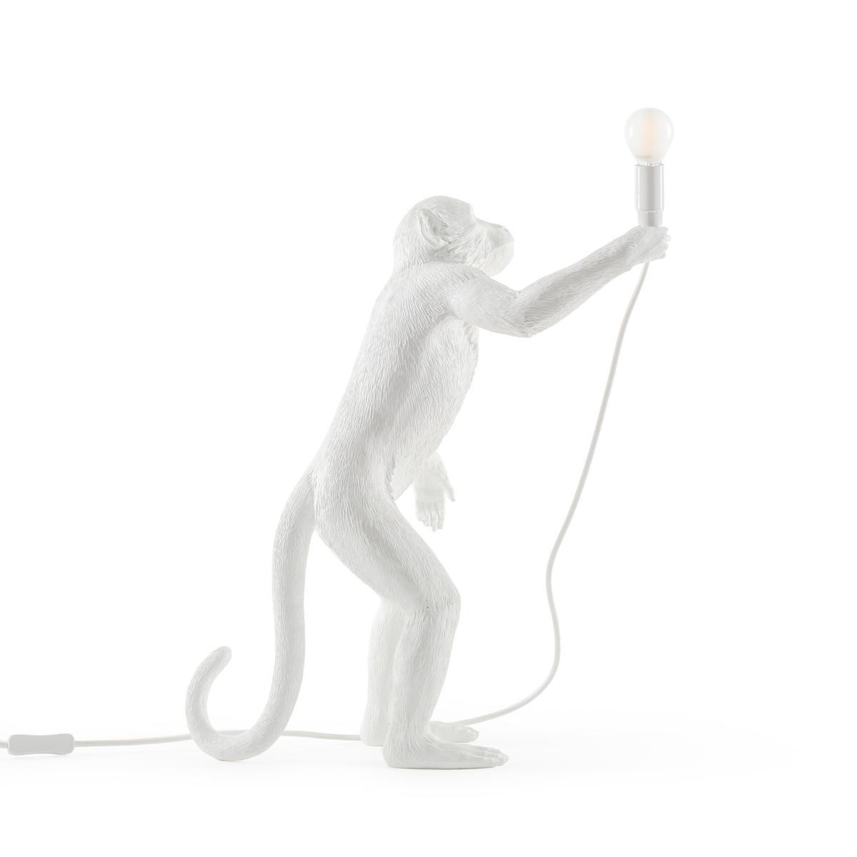 LED resin table lamp | The Monkey Lamp Standing by Seletti