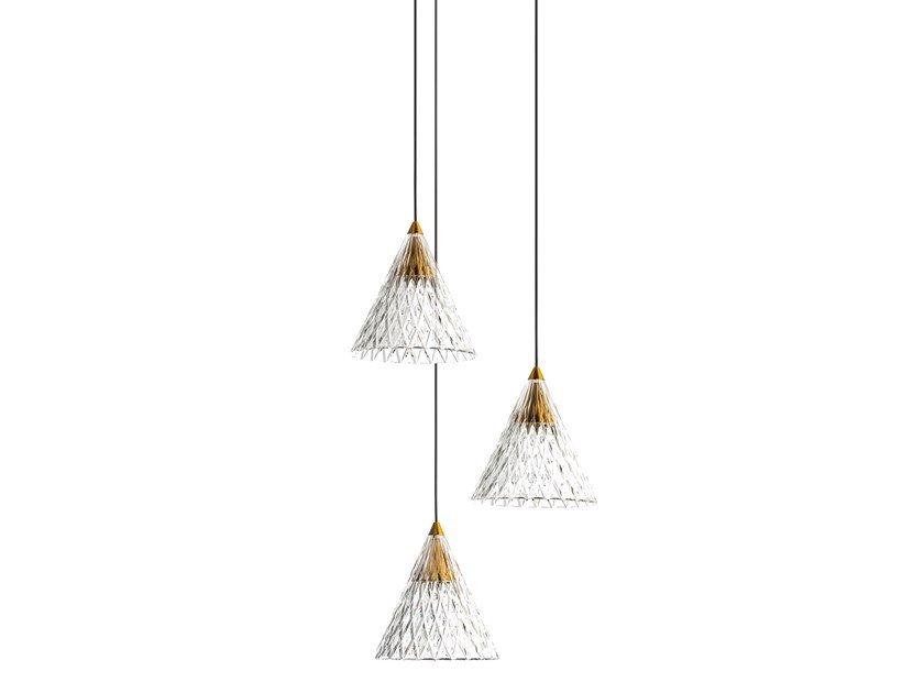 LED PMMA pendant lamp | Veneto - 3 by Leds C4