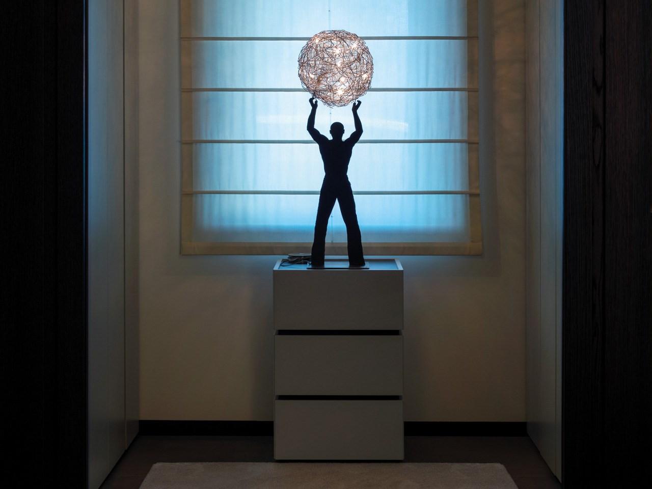 LED table lamp | Uomo Della Luce S by Catellani & Smith