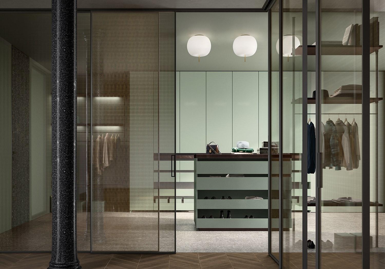 Opal glass ceiling lamp | Kushi by Kundalini