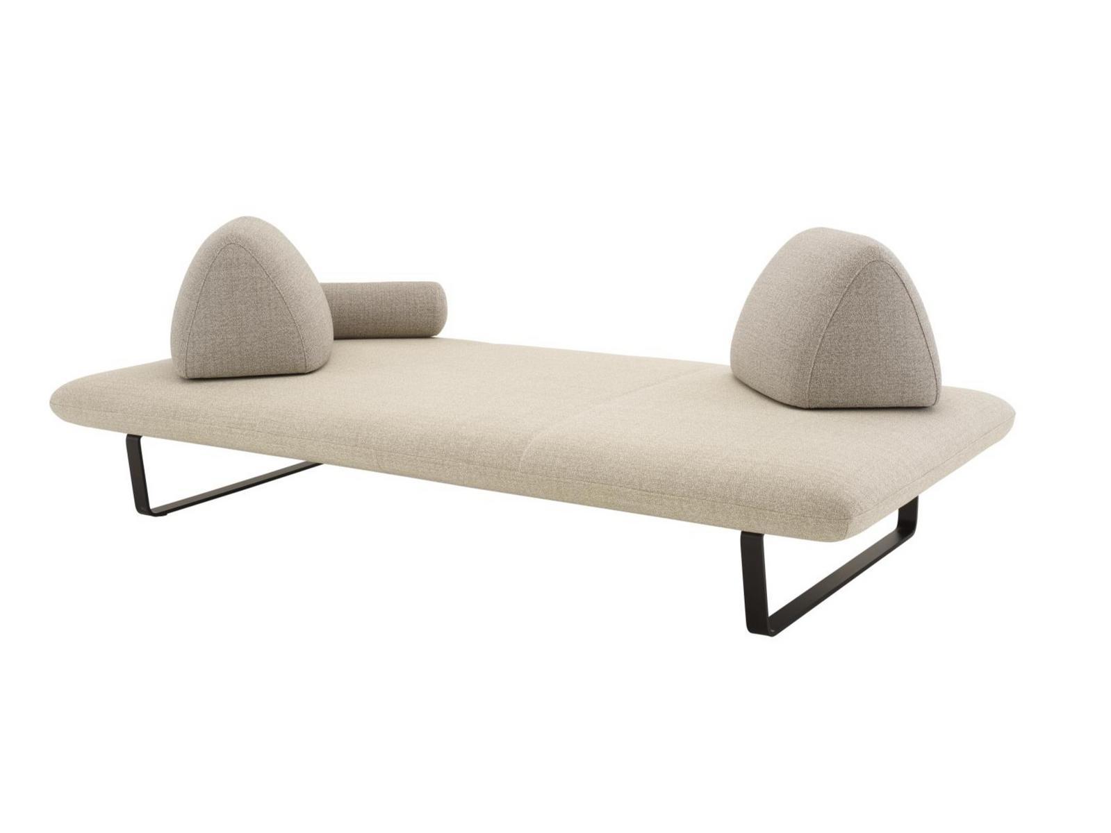 2 seater sled base fabric garden sofa | Murtoli by Ligne Roset