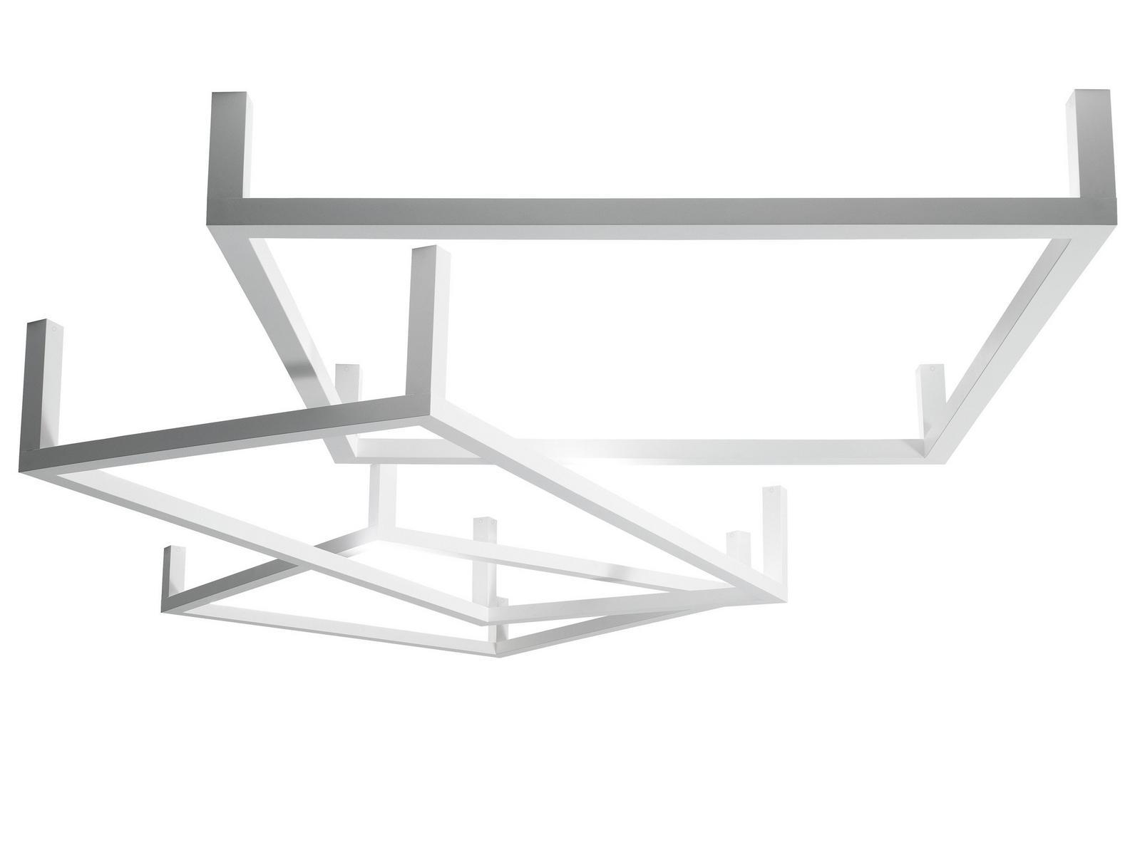 Aluminium ceiling lamp | Framework by Axolight