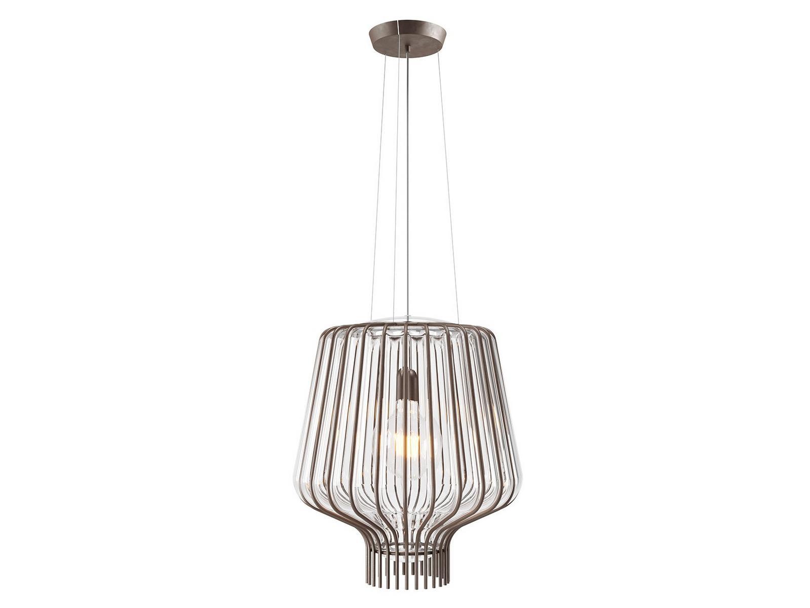 Direct light glass pendant lamp | Saya F47 A09/11/21 by Fabbian