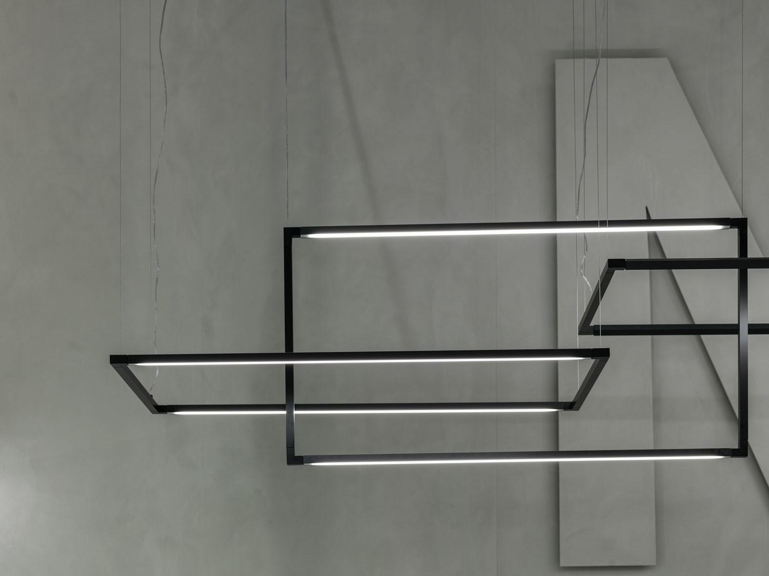 LED aluminium pendant lamp | Spigolo Vertical by Nemo