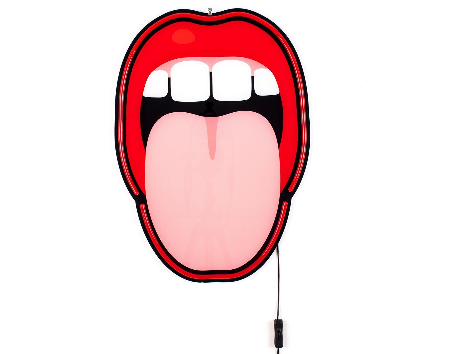 LED acrylic wall lamp | Tongue by Seletti