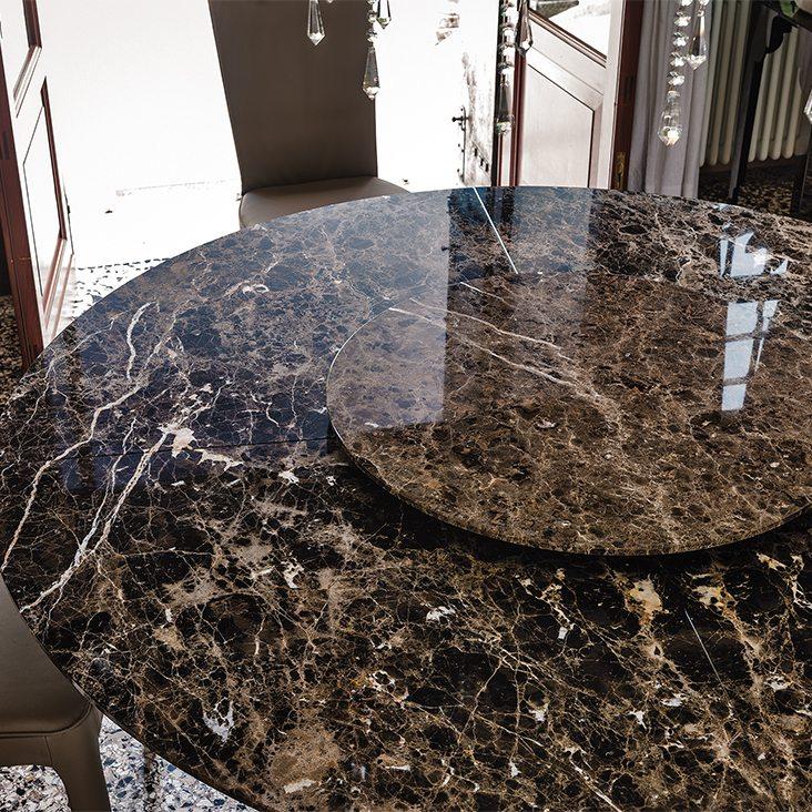 Round ceramic table | Eliot Round by Cattelan Italia