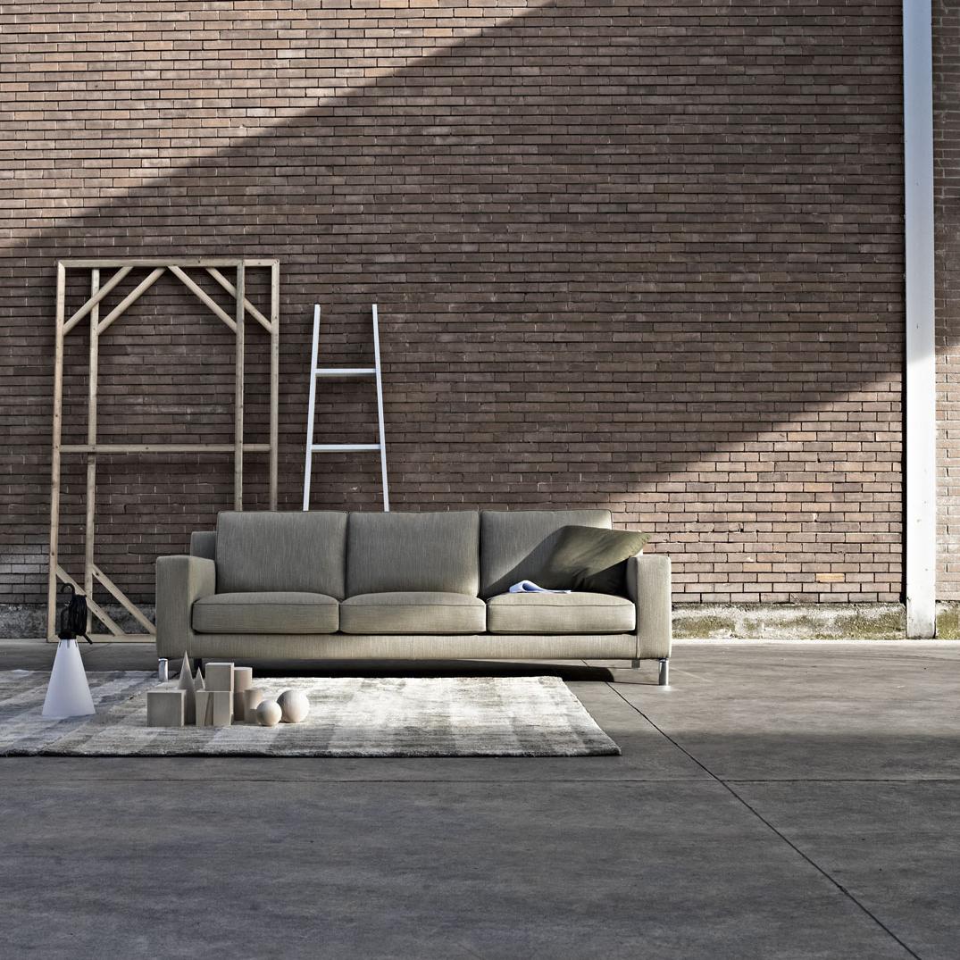 3 seater leather sofa | Lido by Molteni