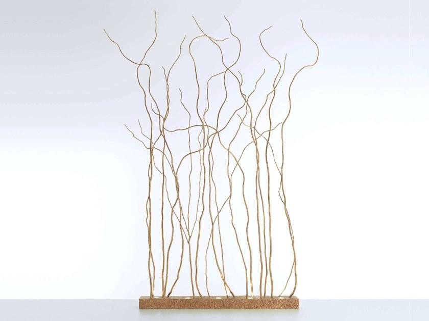 Halogen handmade bronze floor lamp | Wind Pa633/5 by Serip